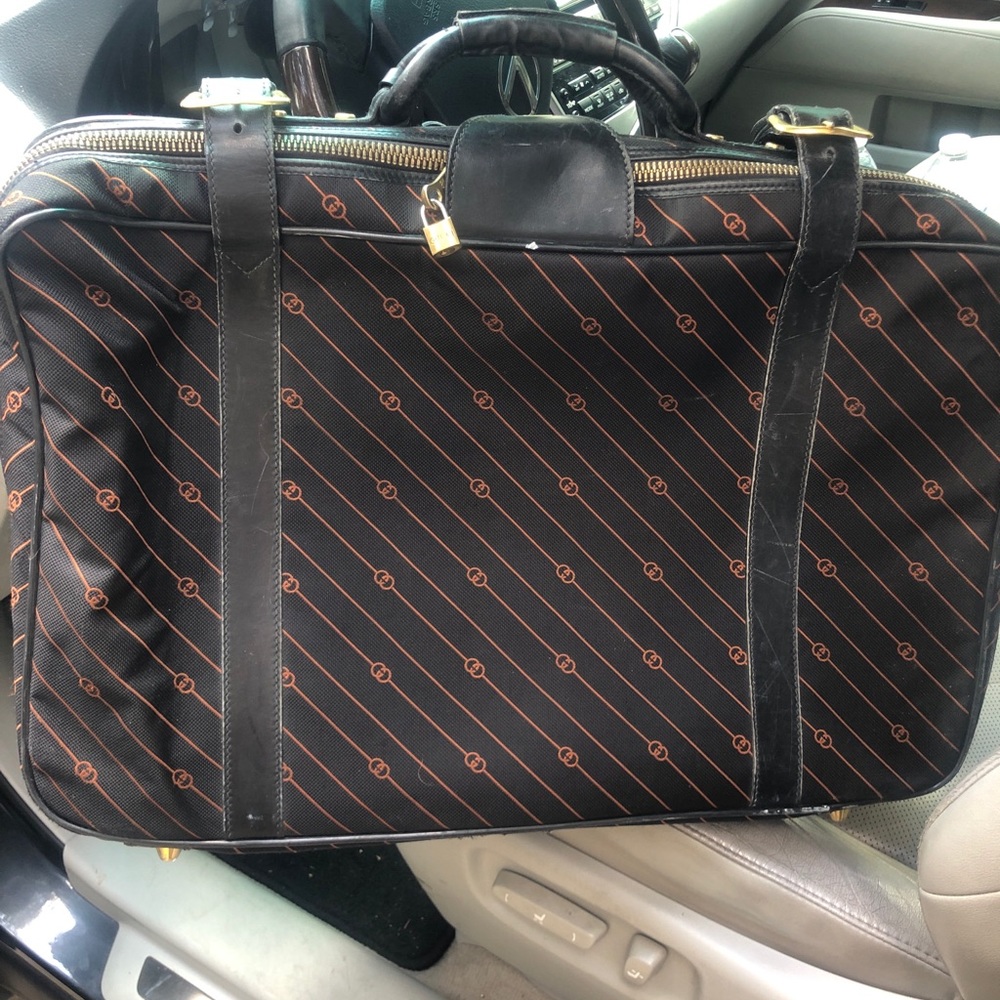 Vintage Gucci suitcase